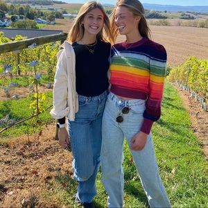 Zara Wide Leg Light Wash Jeans